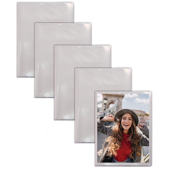 Better Office Products 24 Photo Mini Photo Album, 4in. x 6in. Clear View Cover, Holds 24 Photos, 5PK 32000 - main